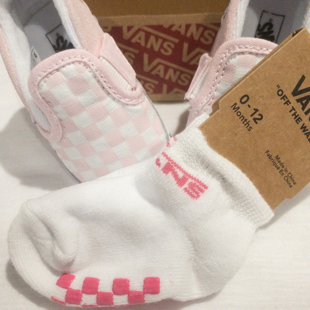 Checkered Baby Vans Shoes